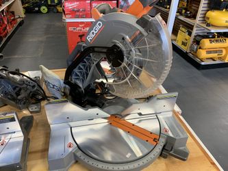 Ridgid 12” double bevel miter saw
