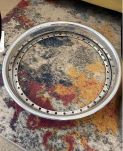 20X3 OUTER CHROME BARREL WED LIP 40 HOLE 3 PIECE WHEEL $200 OBO