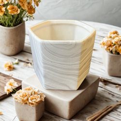 Classic Ceramic Floral Pot 