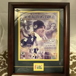 Brett Favre 200th Start Consecutive Football 