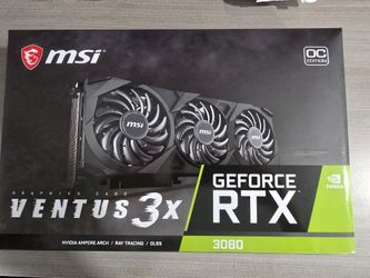 Msi 3080 Ventus - Excellent Condition