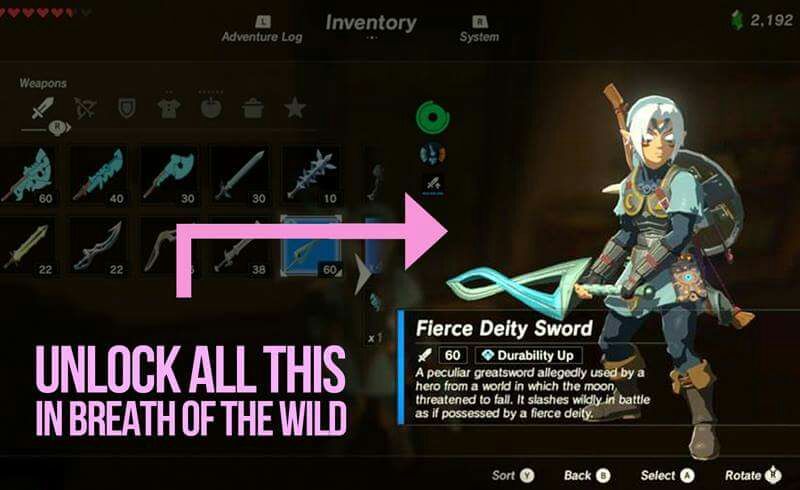 Breath of the Wild, Fierce Deity Armor!!