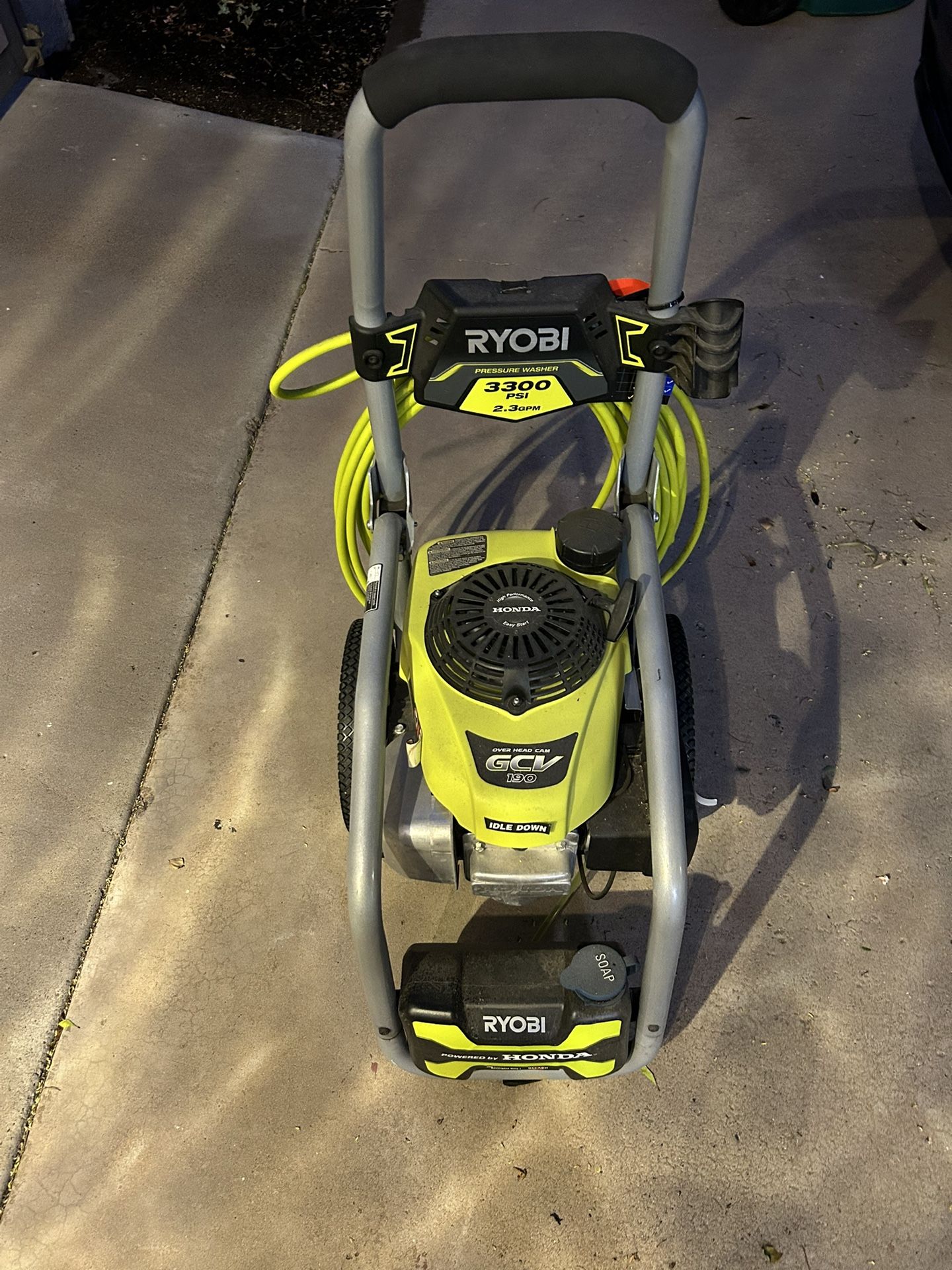 Ryobi RY80942 Power Sprayer - 3300 PSI - Honda Motor - USED