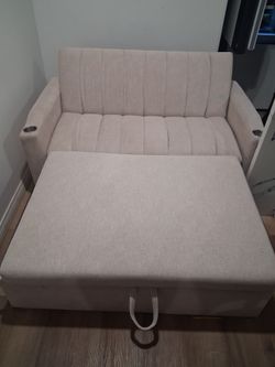 Mini beige sofa