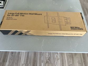 Best Buy Essentials Full Motion TV Wall Mount (47”-84”)