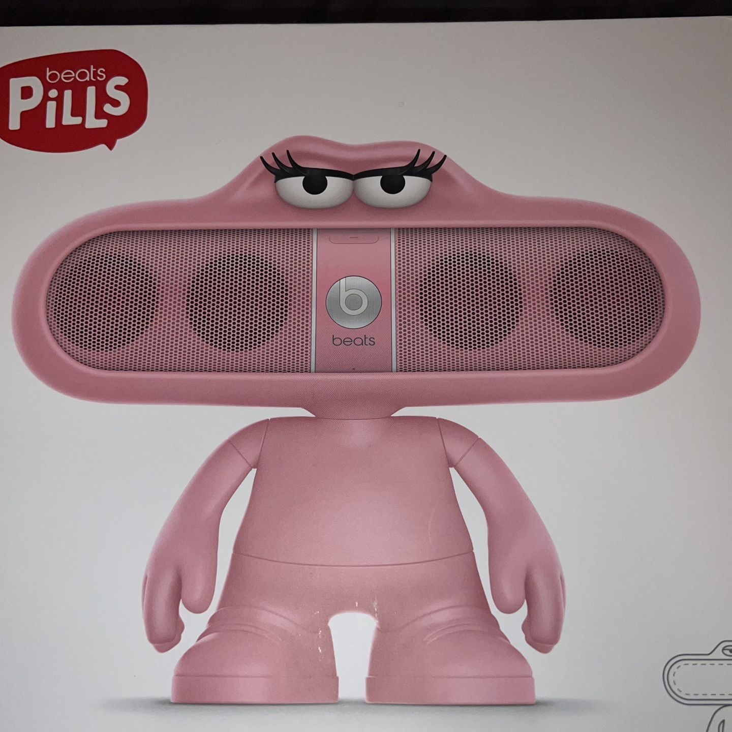 Beats Pill 2.0 Bluetooth Speaker With Stand - Pink for Sale in