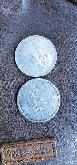 Canada Dollar 1965 Silver Rounds