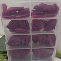 240pcs- Coffin Press on nails