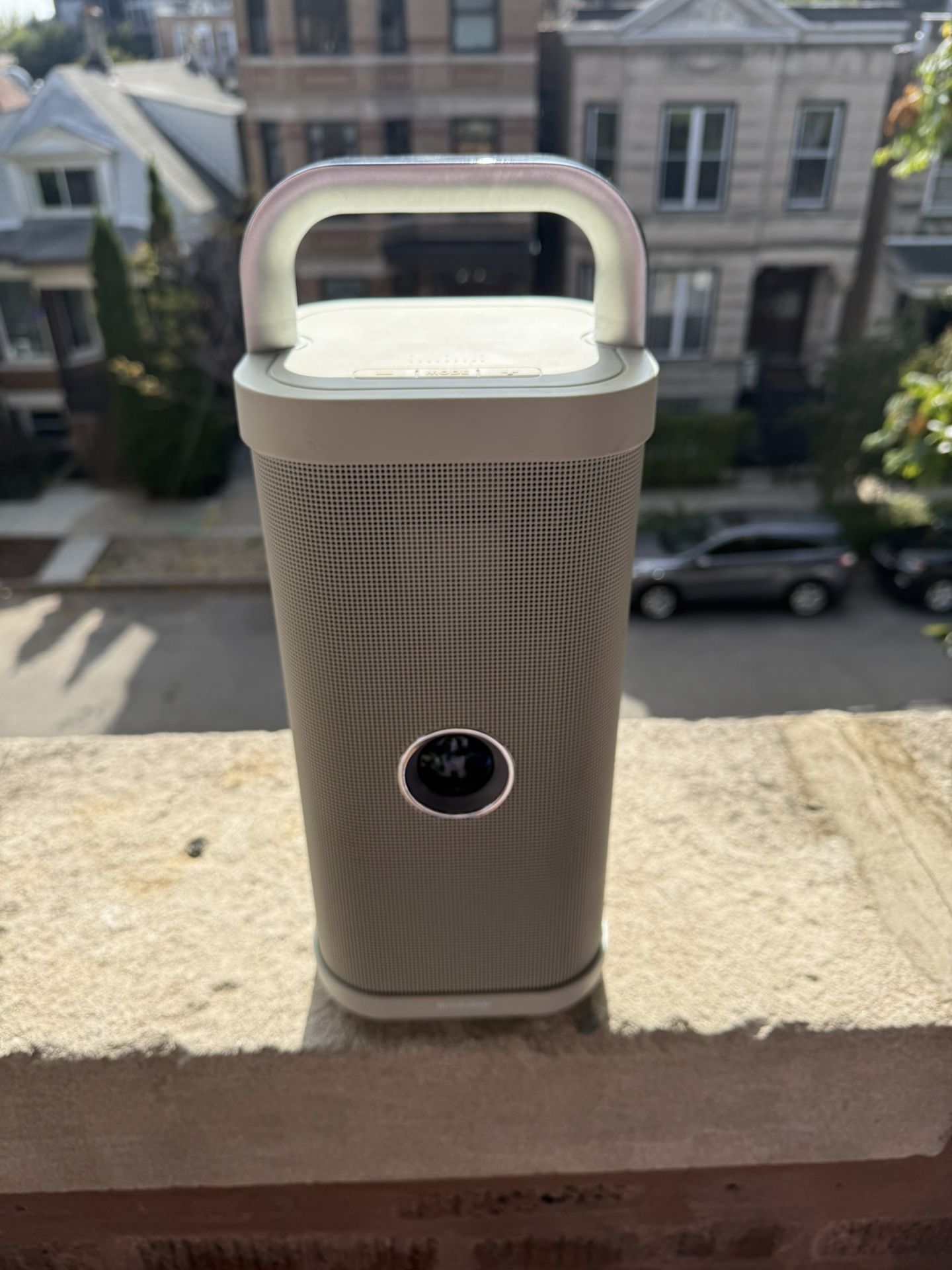 Brookstone Big Blue Party Indoor-Outdoor Wireless Bluetooth Speaker
