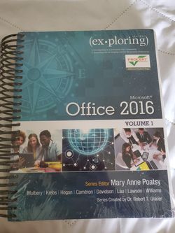 Microsoft Office 2016 Volume One