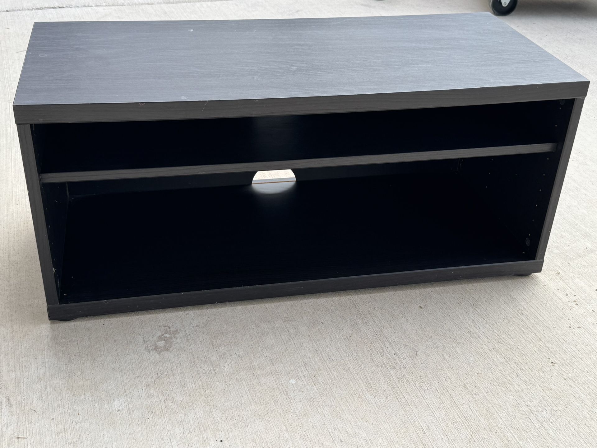 β¨ Sleek Black TV & Media Stand β Rare Size, Perfect Fit!