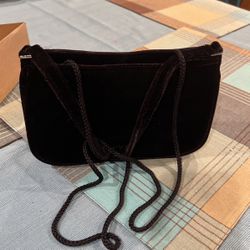 Black Velvet Purse