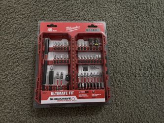 Milwaukee 45pcs SHOCKWAVE Impact Duty Alloy Steel Screw Driver Bit Set