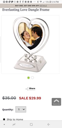 Things Remembered Heart Picture Frame