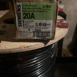 Siemens 20 Amp Breakers 