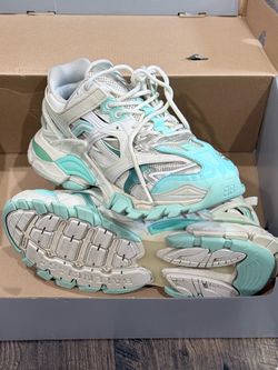 Balenciaga Track.2 Sneakers/ Trainers (Mint Colorway) Size 10