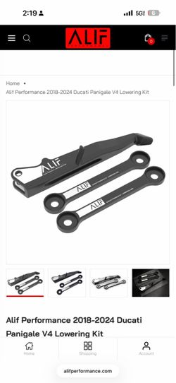 Ducati Panigale V4 S R ALIF lowering kit