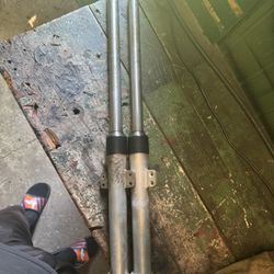 1973 Harley Aermacchi TX125 Forks