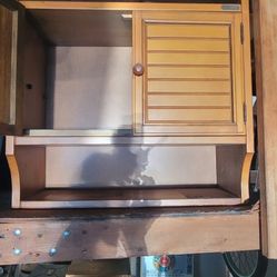 Farmhouse 2-Door Bathroom Wall Cabinet,