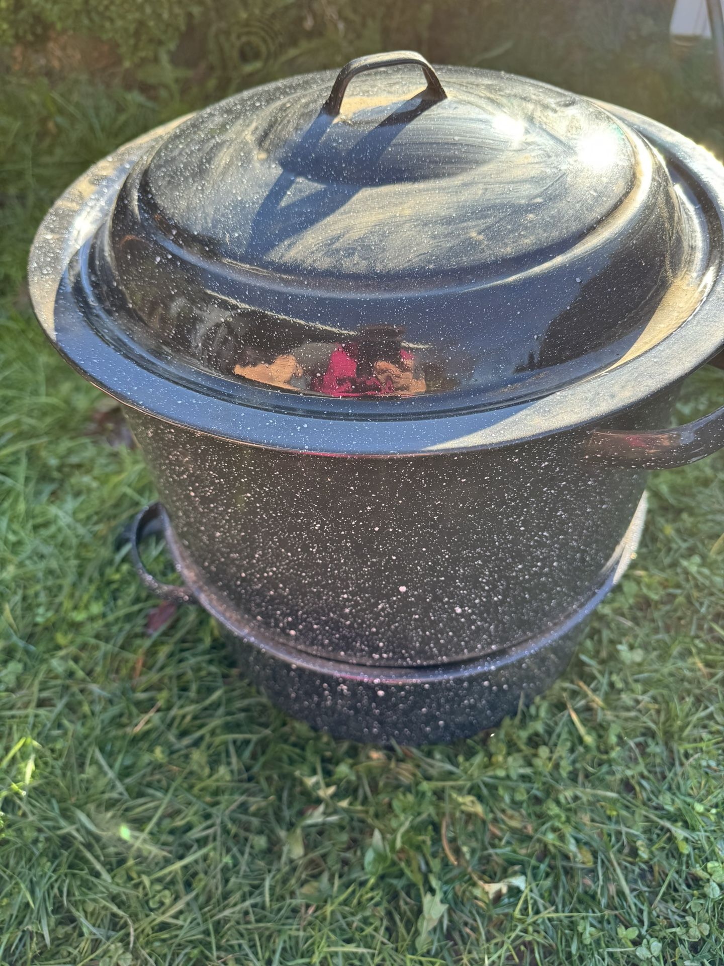 Large Steamer Camping Pots Clam