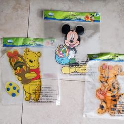 New Disney Characters EASTER Window Clings 