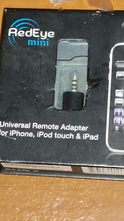 RED EYE IPHONE AND I POD UNIVERSAL REMOTE