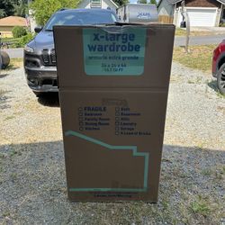 Moving Boxes Plus Wardrobe 