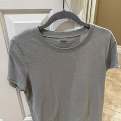 Madewell , Tshirt , Gray , Medium 