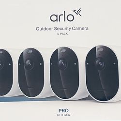 4 Arlo Pro Security Cameras