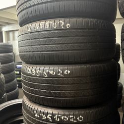 235/50r20 USED TIRES BRIDGESTONE RUN FLAT FOR SALE SET OF 4 TIRES $280 WITH INSTALLED CASH PRICE 