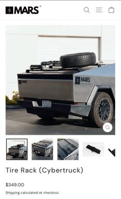 Cybertruck Tire Rack