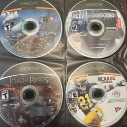 The Original XBOX ..4 Games Left For Sale