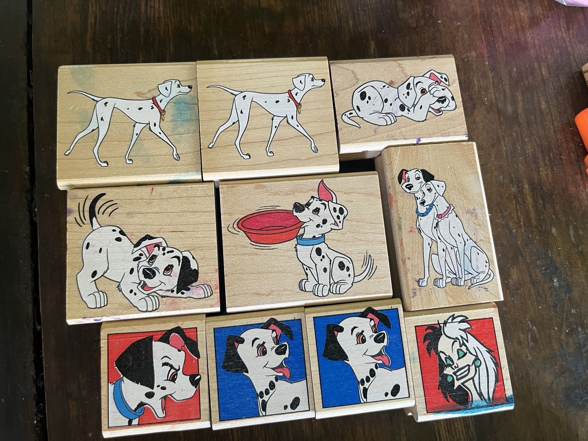 Disney’s 101 Dalmatian Rubber Stamps