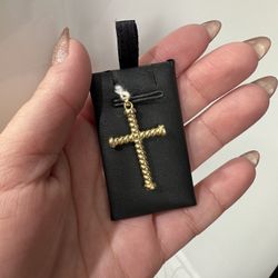 14k CROSS CHARM 