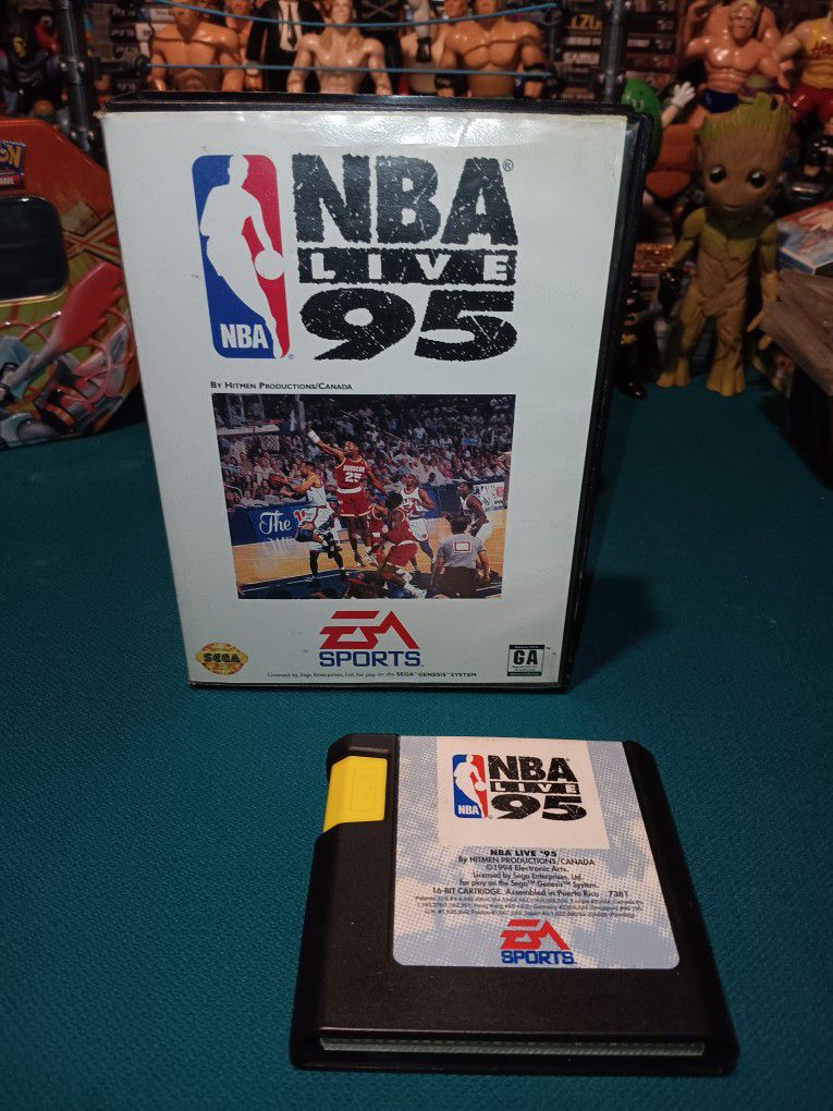 Sega Genesis Entertainment System Game "NBA  Live 95" ( Vintage 1994 ) 