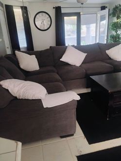 Dark grey sectional