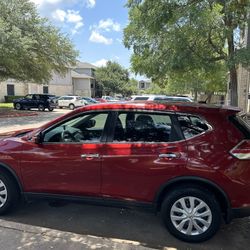 Nissan Rogue S Red 2015 Car