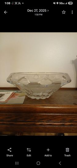 Mikasa Vintage Crystal Bowl