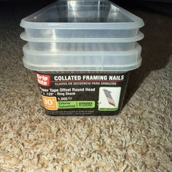 Grip-Rite Collated Framing Nails. About 480 unused nails