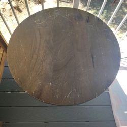 Patio Wood And Iron Table