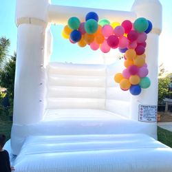 All White Wedding And Special Event Bounce House 