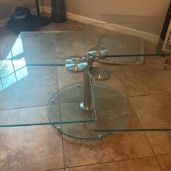 Glass Cocktail Table 