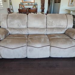 Couch Set (Reclining sofa, Reclining Rocking chair, Loveseat