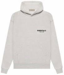 Light oatmeal essential hoodie