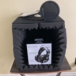 Sound Recording Box, KnoxGear Filter & Headphones