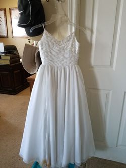 Childrens Formal Weddings/Communion/White Dress 