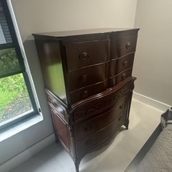 Tall Wood Dresser