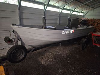 14' Alluminum boat with 25HP Yamaha motor