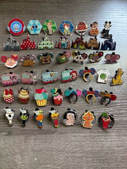 Disneyland pin trading lot of 42