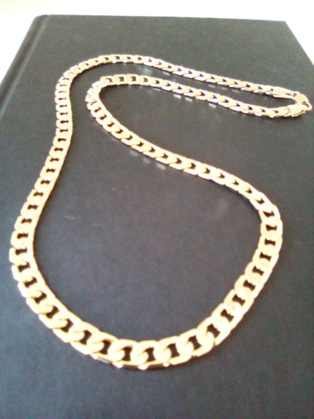 Gold 18k Plated Mariner Necklace Chain Jewelry